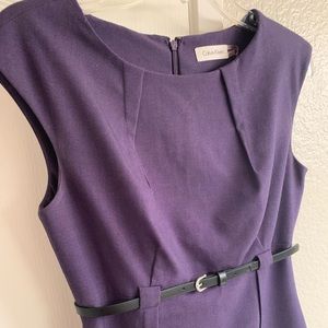Purple Business Dress